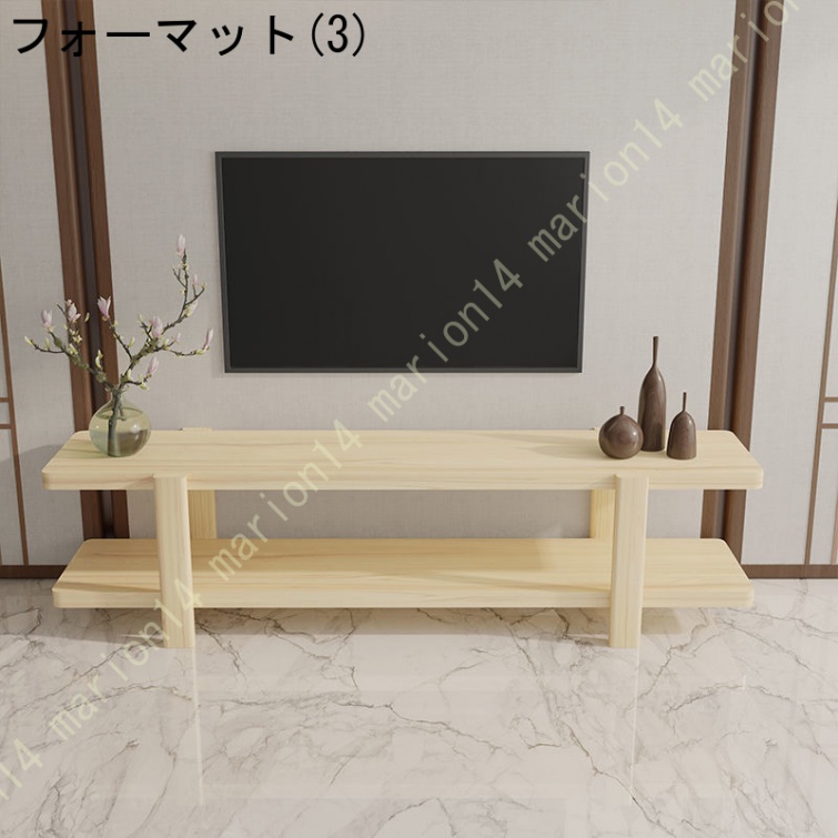 木製 ワイドラック ２段 [幅100cm]ダークブラウンアジアン 北欧 家具 ラック シェルフ 木製 ウッド 収納 チェスト 棚 本棚 CD 雑貨 レトロ 花台 ディスプレイ 木製