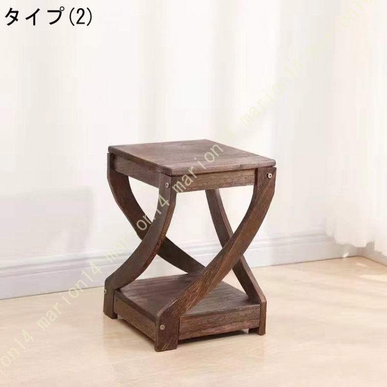 イニュルスタンド アジアン家具 コロニアル様式 おしゃれ エレガント 天然木製 マホガニー材 花台 飾り台 室内向けフラワースタンド リゾートホテルインテリア |  | 02