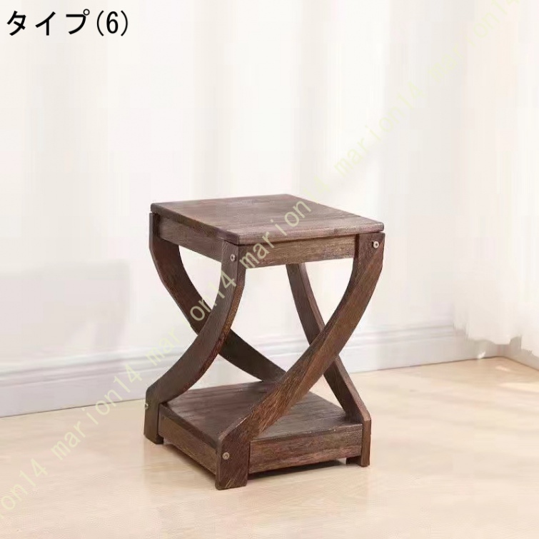 イニュルスタンド アジアン家具 コロニアル様式 おしゃれ エレガント 天然木製 マホガニー材 花台 飾り台 室内向けフラワースタンド リゾートホテルインテリア |  | 06
