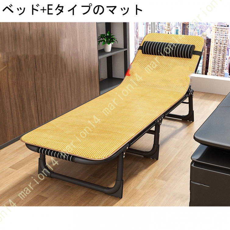 折りたたみベッド 一人掛け 軽量 コンパクト 簡易ベッド 一人暮らし 在宅 休憩 昼寝用 通気 テレビ鑑賞 オフィス 太いスチールフレーム しっかり支えて |  | 05