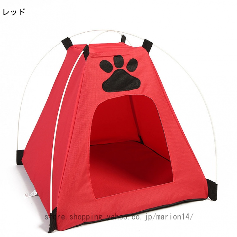ペットハウス ペット 犬 猫 ベッド テント 四角 犬小屋 猫小屋 簡単組み立て 洗濯可能 マットレス付き 室内 秋冬用 ハウス 通年 おしゃれ 可愛い 犬用ベッド |  | 01