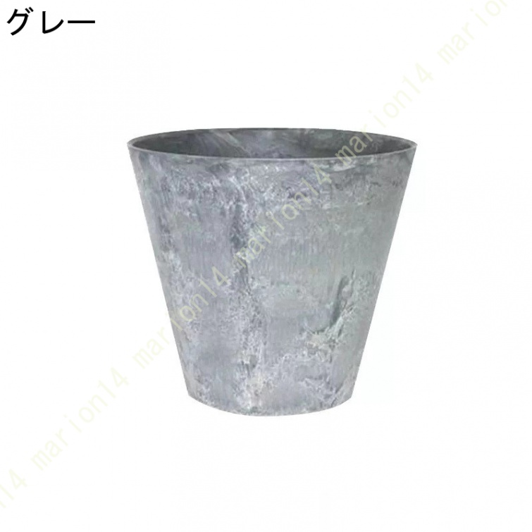 ［即日発送］ 植木鉢 観葉植物 花 多肉植物 ハーブ 鉢植え ガーデニング ナチュラル オシャレ カッコイイ シンプル プランター 植木鉢 おしゃれ 樹脂製 鉢植え 花 栽培 丸形 【1930672332】(10526円)