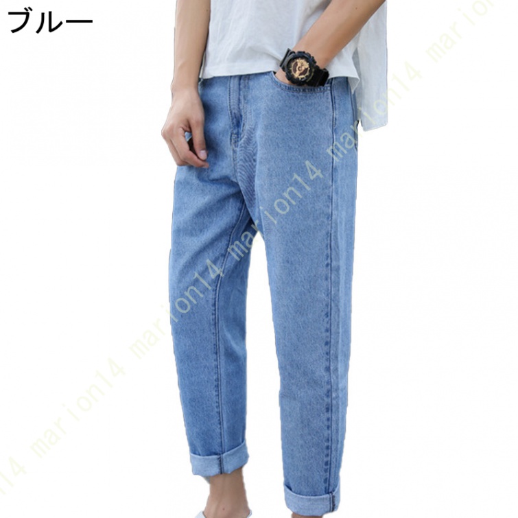 パンツ メンズ デニム 40代 メンズファッション 夏 30代 ファッション 9分丈 デニムパンツ ジーンズ アンクル丈 ジーパン ひざ下 アンクルパンツ |  | 02