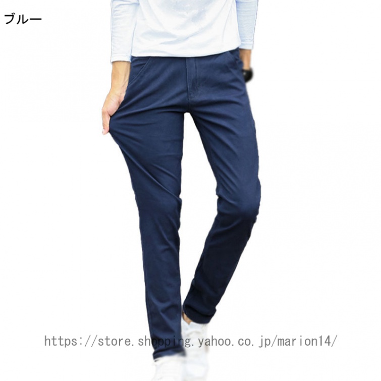 チノパン メンズ 超伸縮 チノパンツ ストレッチ ロングパンツ クロップドパンツ スリム スキニー ゴルフ ゴルフウェア ゴルフパンツ メンズ ストレッチチノパン |  | 02