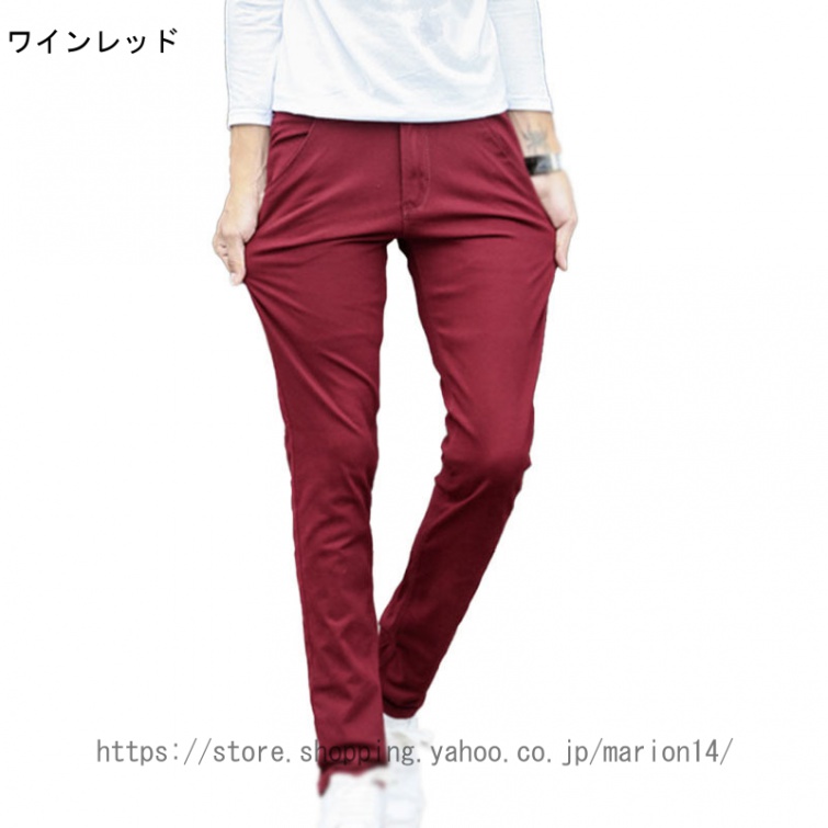 チノパン メンズ 超伸縮 チノパンツ ストレッチ ロングパンツ クロップドパンツ スリム スキニー ゴルフ ゴルフウェア ゴルフパンツ メンズ ストレッチチノパン |  | 05