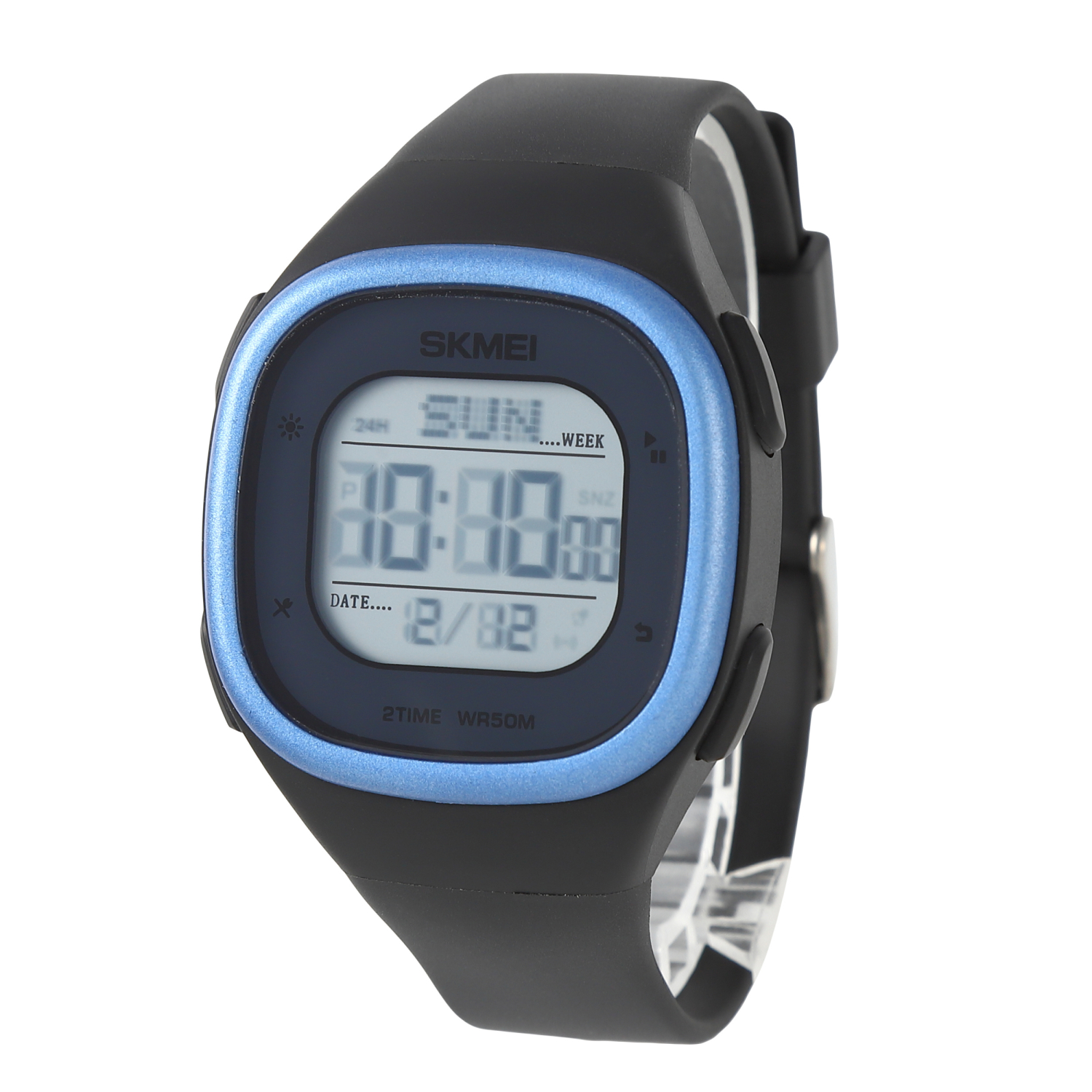 腕時計 デジタル メンズ 防水 日付カレンダー PU ベルト おしゃれ シンプル カジュアル ミリタリー ウォッチ 安い 送料無料 |  | 03