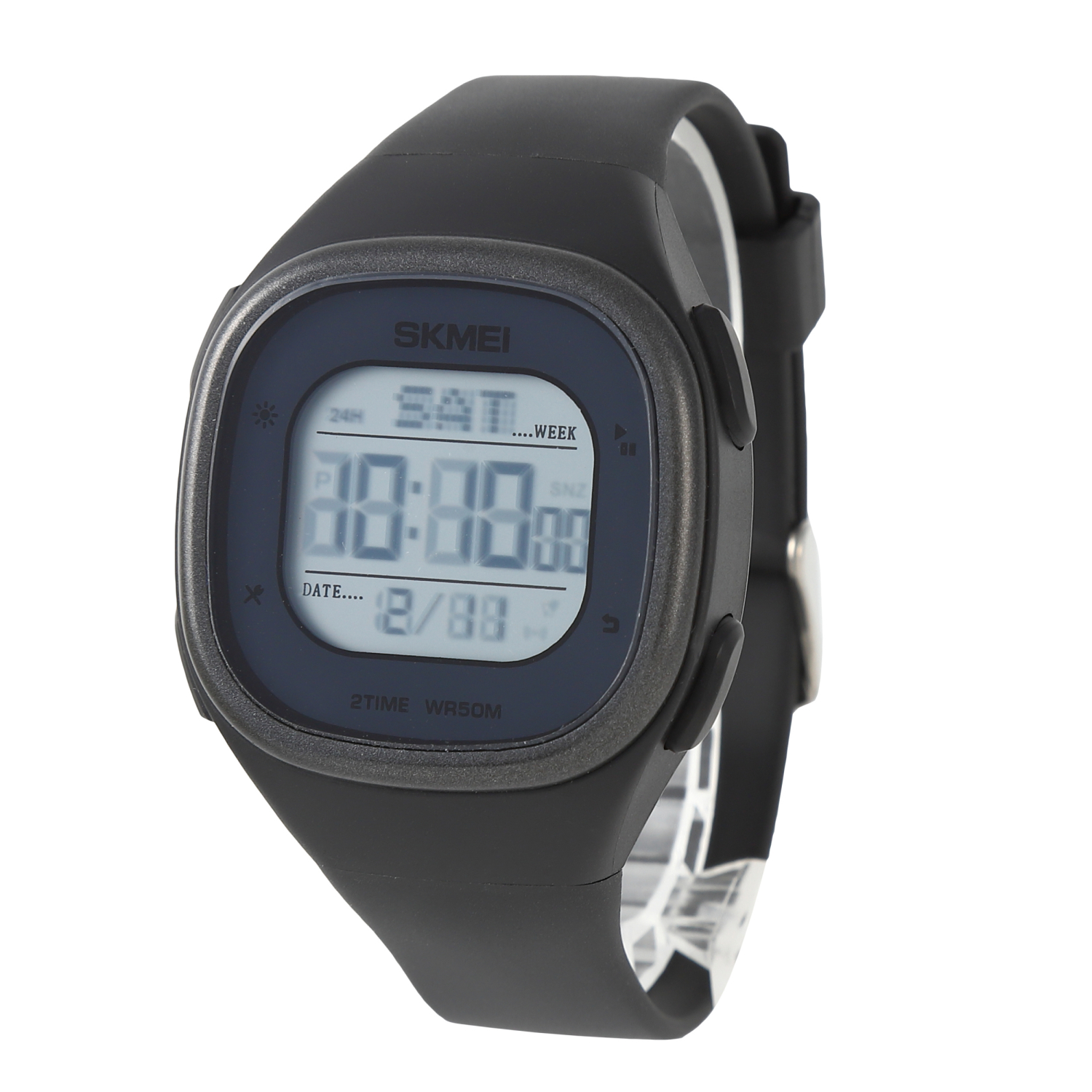 腕時計 デジタル メンズ 防水 日付カレンダー PU ベルト おしゃれ シンプル カジュアル ミリタリー ウォッチ 安い 送料無料 |  | 05