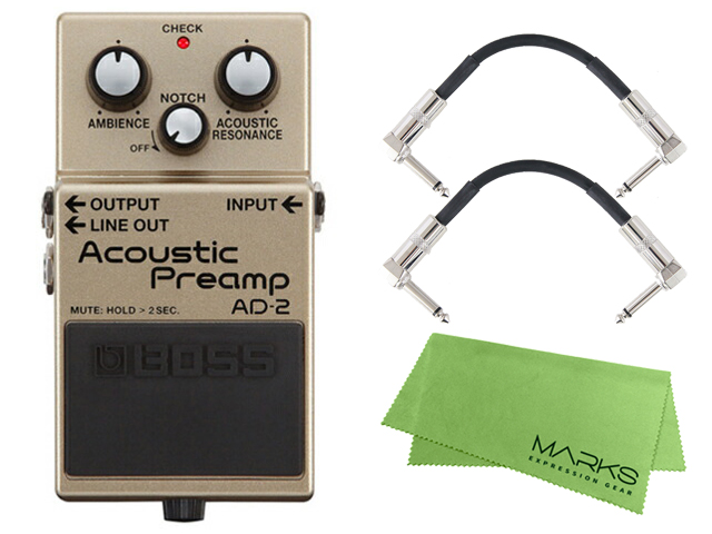 BOSS（楽器、器材） BOSS Acoustic Preamp AD-2 + モリダイラ