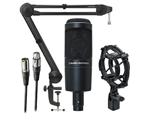audio-technica AT2035 + AT8700J + XLR-XLR �P�[�u�� �Z�b�g �R���f���T�[�}�C�N