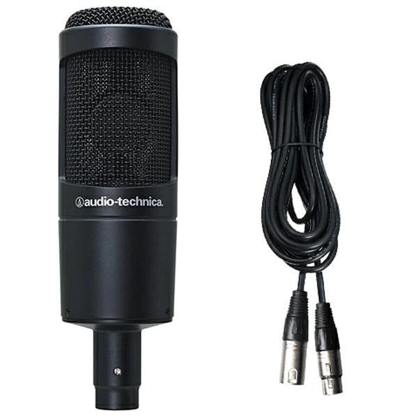audio-technica AT2035 + TRUE DYNA TDXLR-05 �Z�b�g�@�R���f���T�[�}�C�N