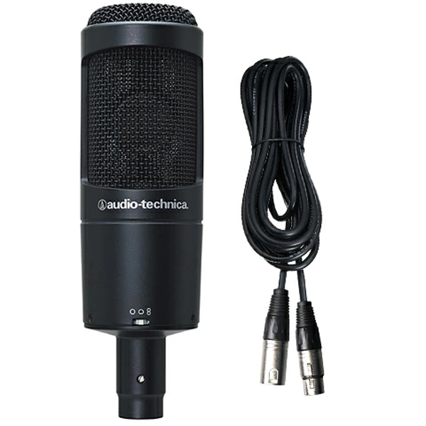 audio-technica AT2050 + TRUE DYNA TDXLR-05 �Z�b�g�@�R���f���T�[�}�C�N