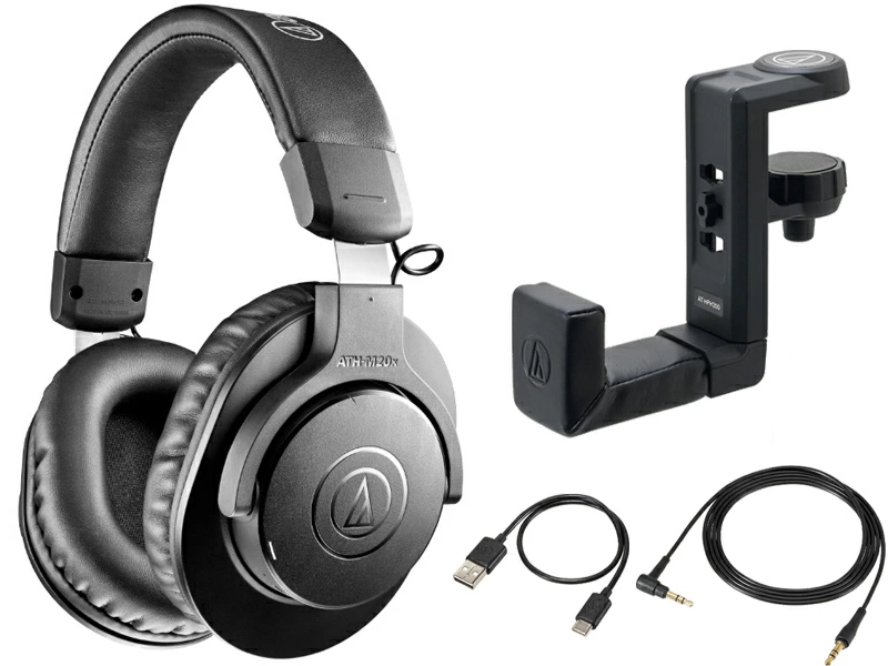 audio-technica ATH-M20xBT + �w�b�h�z���n���K�[ AT-HPH300�Z�b�g ���C�����X�w�b�h�z��
