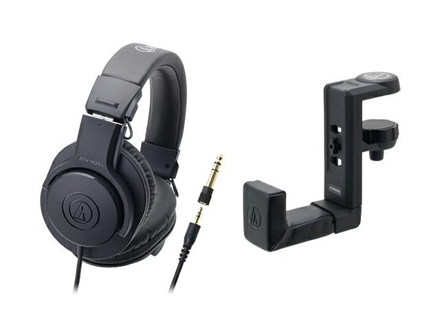 audio-technica ATH-M20x + �w�b�h�z���n���K�[ AT-HPH300 �Z�b�g �@�w�b�h�z��