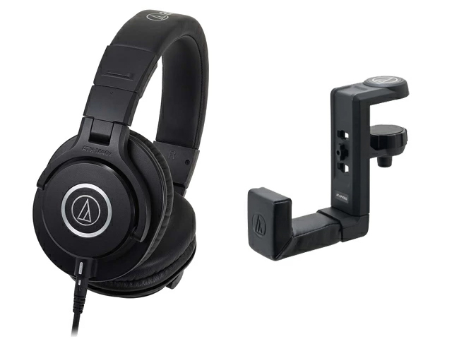 audio-technica ATH-M40x + �w�b�h�z���n���K�[ AT-HPH300 �Z�b�g �@�w�b�h�z��