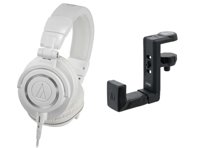 audio-technica ATH-M50xWH + �w�b�h�z���n���K�[ AT-HPH300 �Z�b�g �@�w�b�h�z��
