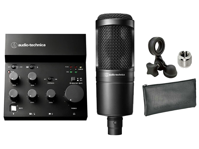 audio-technica AT2020 + AT-UMX3�Z�b�g�@USB�I�[�f�B�I�~�L�T�[