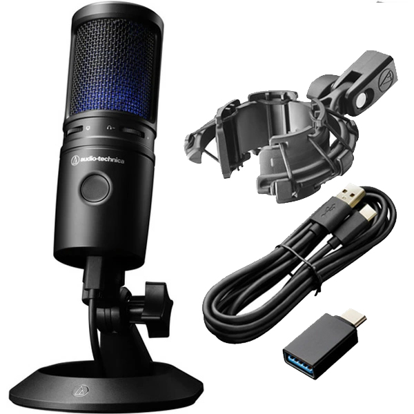 audio-technica AT2020USB-X + AT8455�@USB�ڑ� �R���f���T�[�}�C�N