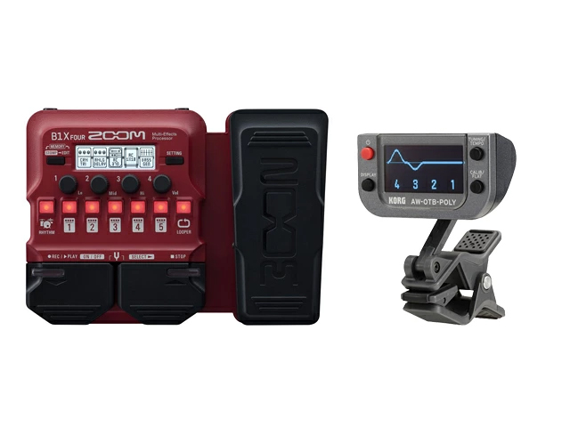 ズーム（zoom） ZOOM B1X FOUR + KORG AW-OTB-POLY セット ベース