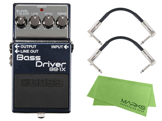 BOSS（ボス） BOSS Bass Driver BB-1X + モリダイラパッチケーブル2本