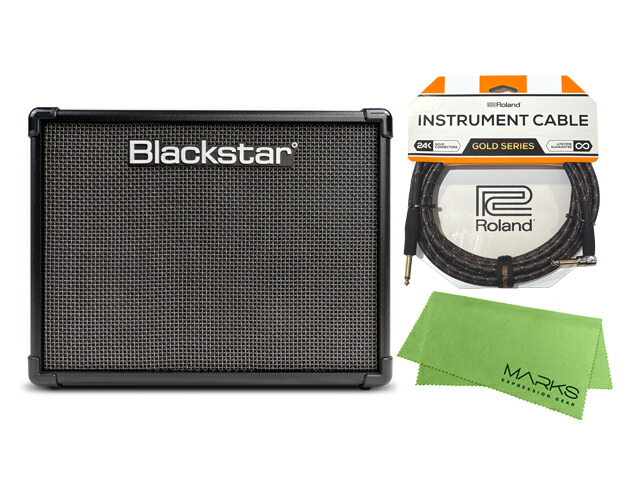 Blackstar ID:CORE40 V4 + Roland �P�[�u�� + �}�[�N�X�~���[�W�b�N �I���W�i���N���X �Z�b�g�@�M�^�[�A���v