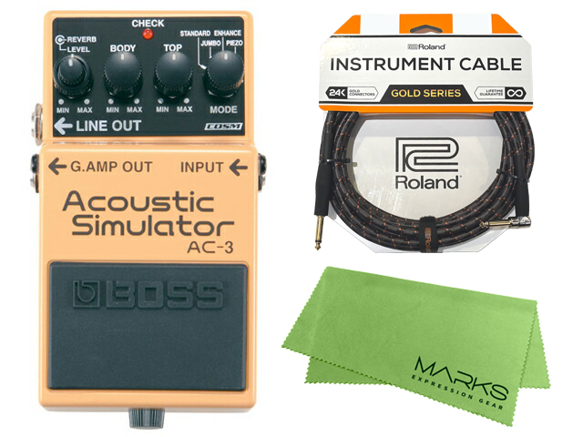 BOSS（楽器、器材） BOSS Acoustic Simulator AC-3 + Roland