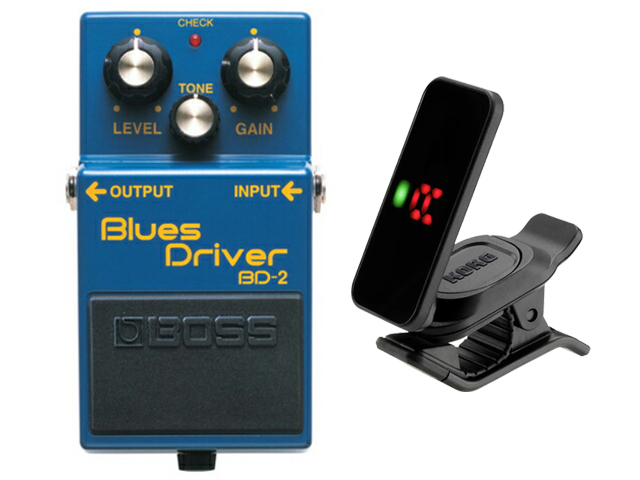 BOSS（ボス） BOSS Blues Driver BD-2 + KORG Pitchclip 2 PC-2 セット