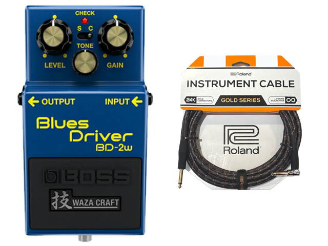 BOSS BD-2W(J) + Roland ケーブル セット　コンパクトエフェクター
