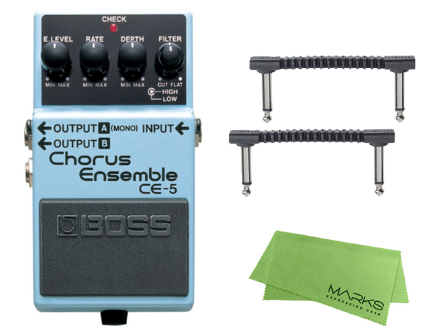 BOSS Chorus Ensemble CE-5 + WARWICKパッチケーブル2本 セット 