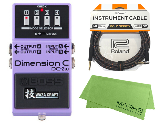 BOSS Dimension C DC-2W 技 ギターエフェクター Boss DC-2W Waza Craft Dimension C Pedal | Sweetwater