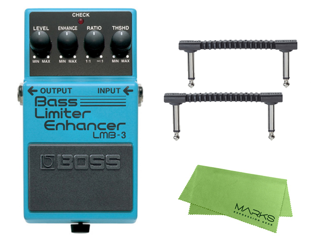 BOSS Bass Limiter Enhancer LMB 3 + WARWICKパッチケーブル2本 セット［マークス・オリジナルクロス付］ エフェクター［宅配便］【区分A】 :boss lmb3set a3:マークスミュージック