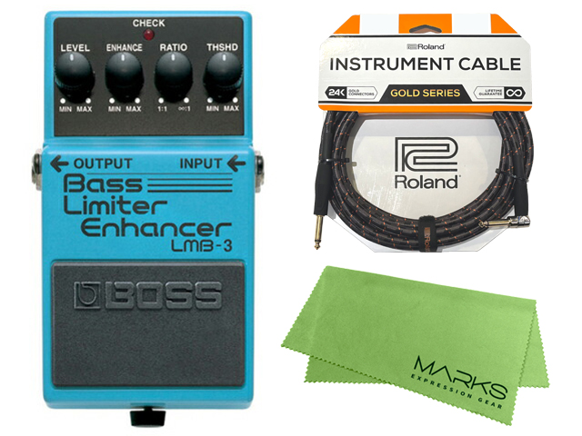 BOSS（ボス） BOSS Bass Limiter Enhancer LMB-3 + Roland ケーブル