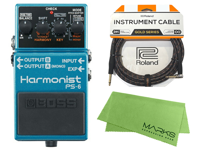 BOSS（ボス） BOSS Harmonist PS-6 + Roland ケーブル セット 