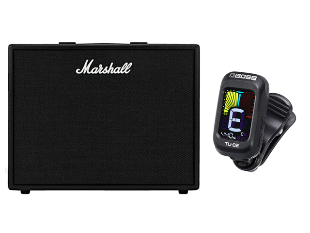 MARSHALL CODE50+BOSS TU-02�Z�b�g �M�^�[�A���v