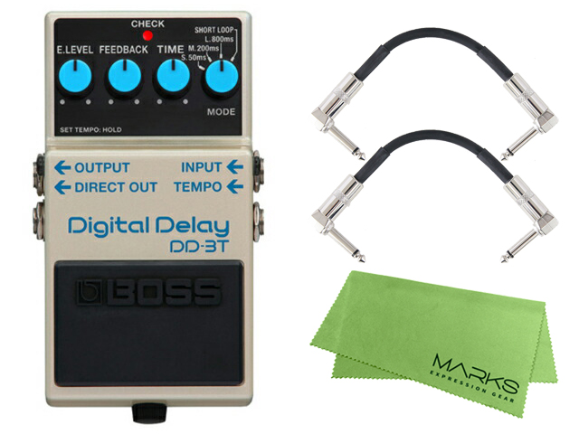 BOSS（ボス） BOSS DD-3T + モリダイラパッチケーブル2本 セット 