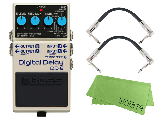 BOSS（ボス） BOSS DD-8 + モリダイラパッチケーブル2本 セット