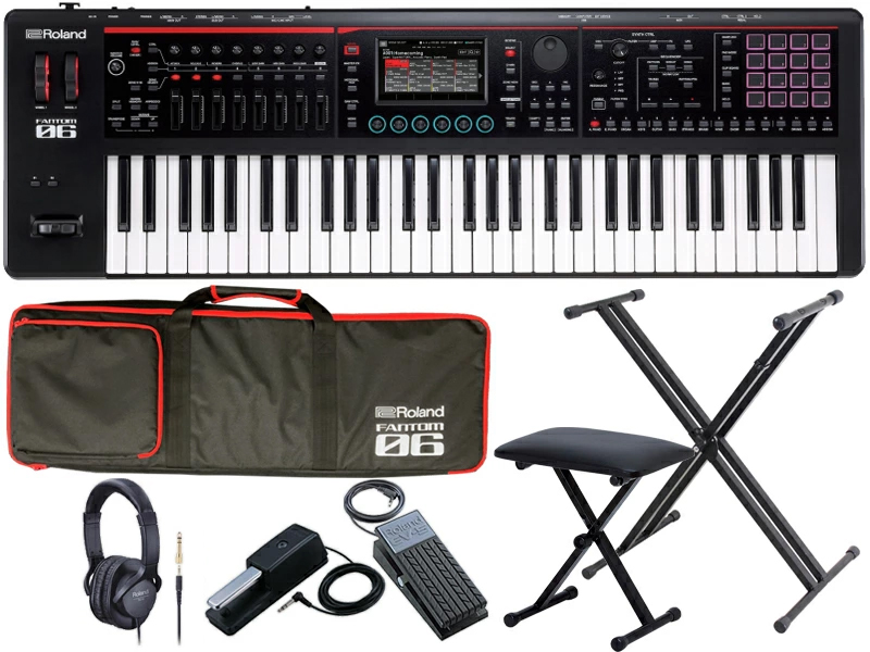 Roland FANTOM-06 �R���v���[�g �Z�b�g  61���Ճ��f���@�V���Z�T�C�U�[�^�~���[�W�b�N���[�N�X�e�[�V����