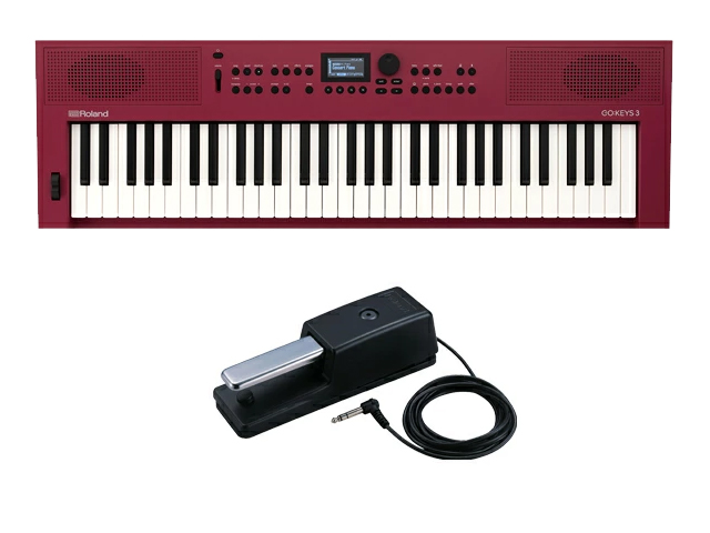 Roland GOKEYS3-RD + �_���p�[�y�_�� DP-10�Z�b�g �_�[�N���b�h  �V���Z�T�C�U�[