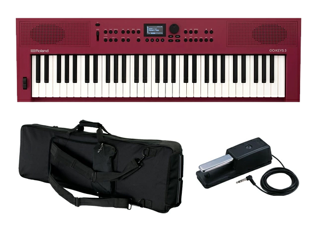Roland GOKEYS3-RD + KBB61 + DP-10�Z�b�g �_�[�N���b�h  �V���Z�T�C�U�[