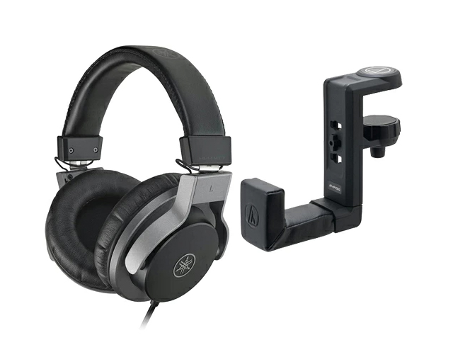 YAMAHA HPH-MT7 + �w�b�h�z���n���K�[ AT-HPH300 �Z�b�g�@�w�b�h�z��