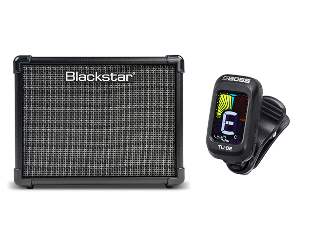 Blackstar ID:CORE10 V4 + BOSS TU-02 �Z�b�g �M�^�[�A���v