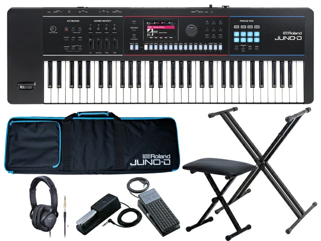 �y��p�\�t�g�P�[�X�t�zRoland JUNO-D6 �R���v���[�g �Z�b�g 61���Ճ��f���@�V���Z�T�C�U�[�^�~���[�W�b�N���[�N�X�e�[�V����