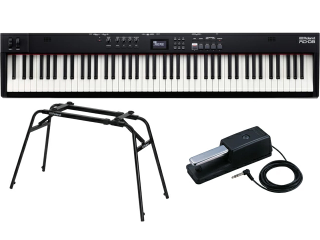 Roland RD-08 + KS-13 + DP-10�Z�b�g�@�X�e�[�W�s�A�m