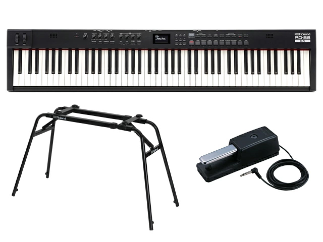 Roland RD-88EX + KS-13 + DP-10�Z�b�g �X�e�[�W�s�A�m