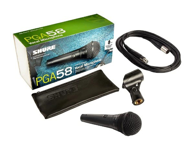 【新品未使用】SHURE PGA58 ダイナミックマイク SHURE（シュア） SHURE PGA58-XLR-J ダイナミックマイク : マークス