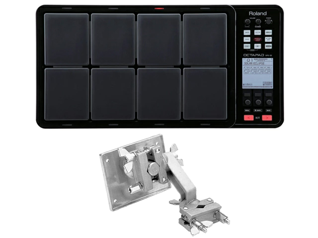 Roland OCTAPAD SPD-30-BK [�u���b�N���f��] + �N�����v�uAPC-33�v�Z�b�g