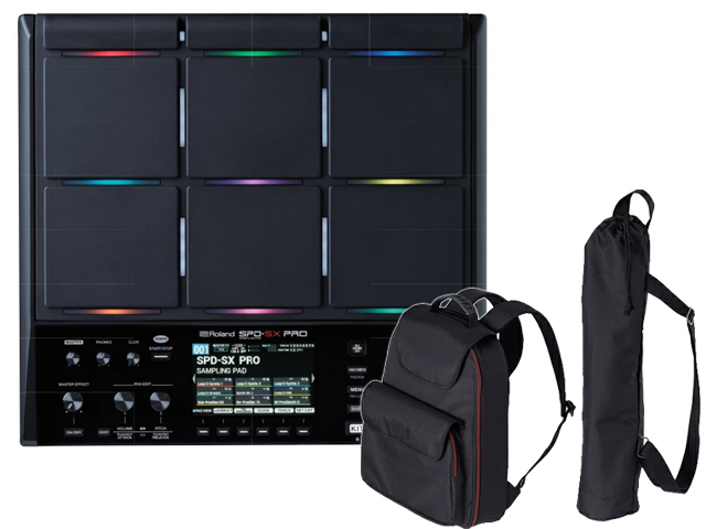 Roland SPD-SX PRO + ��p�\�t�g�P�[�X CB-HPD �Z�b�g�@�T���v�����O�p�b�h