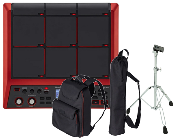 Roland SPD-SX Special Edition + �����X�^���h PDS-20 + �����\�t�g�P�[�X CB-HPD �Z�b�g�@�T���v���[�p�b�h
