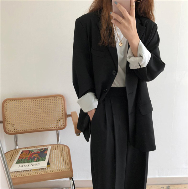 レディース スーツセット 2点セット パンツスーツ ビジネススーツ 女性 春秋新作 テーラード 大きいサイズ 韓国風 着痩せ 体型カバー 大人かわいい 55apr21vxftz04 Mars Color 通販 Yahoo ショッピング