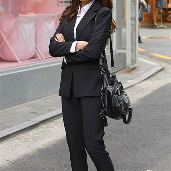 レディース スーツセット 2点セット パンツスーツ ビジネススーツ 女性 春秋新作 テーラード 大きいサイズ 韓国風 着痩せ 体型カバー 大人かわいい 55apr21vxftz08 Mars Color 通販 Yahoo ショッピング