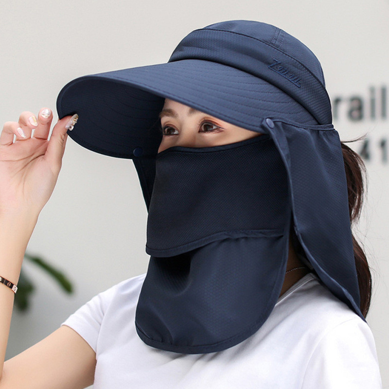 爆売 UVハット帽子 レディース 紫外線 UVカット 日焼け防止 つば広帽子 サンバイザー 4WAY キャップ 日よけ帽子 夏 アウトドア つば広 あご紐 |  | 03